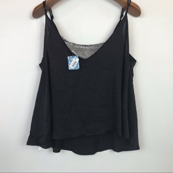 Intimately Free XS Black Bandeau Cami Top NWT T63 - Picture 5 of 6